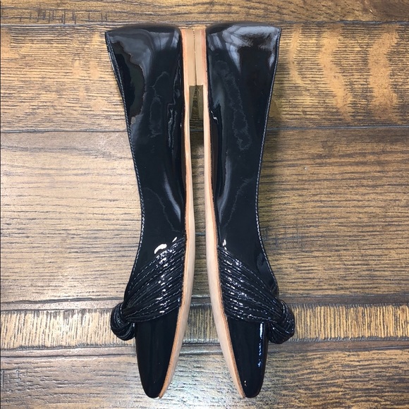 Loeffler Randall Willow Blue Patent Leather Flats - Picture 8 of 16